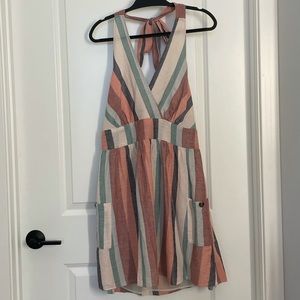 American Eagle halter mini dress
